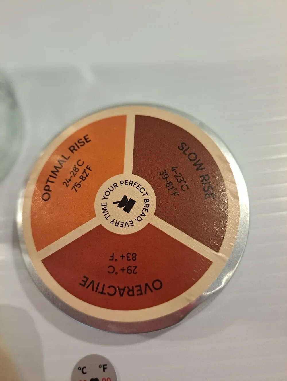 Sourdough Starter Kit. Jar, Tracking, Temperature, Lid & Cover. New